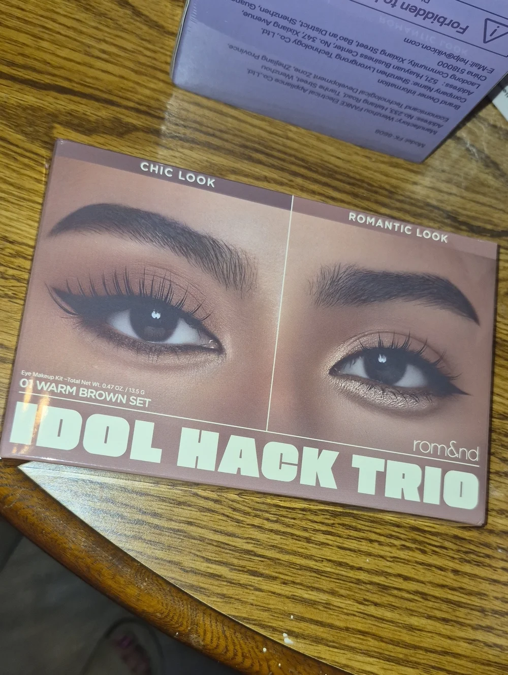 Idol Hack Trio Eyeshadow Palette - Rom&nd Nwt